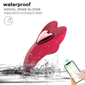 YPM en forma de corazón huevo Control remoto bragas vibradoras Wiggle Panty <span class=keywords><strong>vibrador</strong></span> portátil clítoris Juguetes Sexuales juguete sexual para mujer - Product Image 5