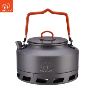 1pc Outdoor 304 Stainless Steel Kettle For Camping, Tea Making, Cooking,  Boiling Water, 1.6l/1.1l