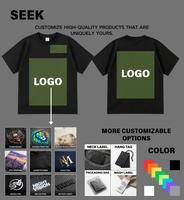 T-shirt pour homme 400 GSM super lourd à col ajusté, coupe oversize, logo personnalisé, épaules tombantes, coupe carrée, streetwear, faible MOQ
