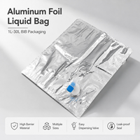 Sac aseptique JIJID de qualité alimentaire 1L 3L 5L 10L 20L avec valve distributeur, sac d'emballage BIB étanche pour vin, boissons, café