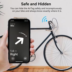 Sonnette de vélo certifiée MFI avec traqueur GPS, sirène antivol et contrôle par application 4G pour AirTag et Find My Device (iOS) - Product Image 4
