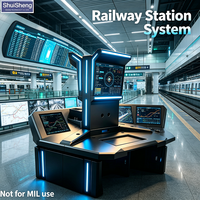 IEC 61375 -40 ℃   Consola Operativa para Ferrocarriles y Vías con Soportes Internos Antivibración
