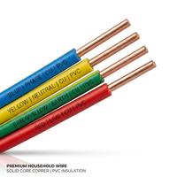 Kabel Listrik Tembaga Padat Berisolasi PVC 450/750V BV BVR untuk Penggunaan Rumah Tangga & Konstruksi 1.5-16mm