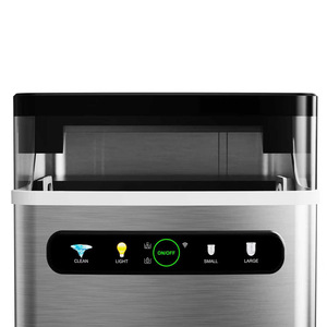 RANSEM Stainless Steel <b>Ice</b> <b>Maker</b> 1.5L Automatic <b>Mini</b> <b>Ice</b> Cube <b>Maker</b> For Home Office Dormitory Use - Product Image 2