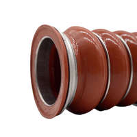 Tuyau de raccordement turbo en silicone haute performance 4 plis sur mesure avec service de découpe, couleur et taille personnalisées pour camion/bus