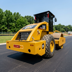 รถบดถนนมือสองลดราคา รถบดถนนสำหรับงานหนัก Caterpillar CS-683E รถบดถนนมือสองสำหรับโครงการทางหลวง - Product Image 1