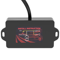 Faisceau de câblage universel de klaxon de voiture 25 tons 12V/24V boîte de commande de klaxon d'air accessoires extérieurs automobiles pour moto camion