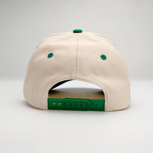 قبعة بيسبول ذات خمسة ألواح بلونين وتصميم هيكلي - قبعة مسطحة الحافة مطرزة بنمط فواكه للجنسين مناسبة لأزياء الهيب هوب والشارع - Product Image 3