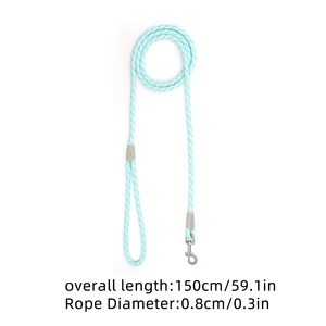 La mejor correa para perros, cuerda de lujo de nailon reflectante para perros pequeños, medianos, para caminar, entrenamiento, cachorro, gatito, gato, correas para mascotas - Product Image 5