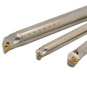 Dao tiện lỗ HSS chống rung, đầu cắt cacbua có thể thay thế, loại <span class=keywords><strong>DCMT</strong></span>, thương hiệu Zjtools - Product Image 1