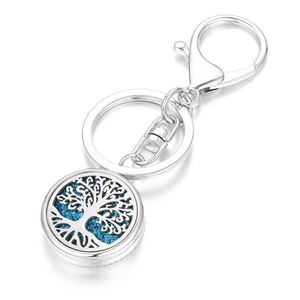 Factory Custom Round 28mm Perfume <b>Key</b> <b>Chain</b> Stainless Steel Fragrance Diffuser Perfume Aromatreatment <b>Key</b> <b>Chain</b> - Product Image 5