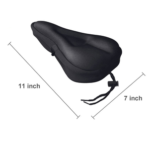 Funda de <span class=keywords><strong>Asiento</strong></span> de <span class=keywords><strong>Bicicleta</strong></span> Universal de <span class=keywords><strong>Gel</strong></span> y Espuma Viscoelástica, Resistente al Polvo y Cómoda, para Bicicletas de Carretera, BMX, Cruiser y Bicicletas Infantiles - Product Image 4