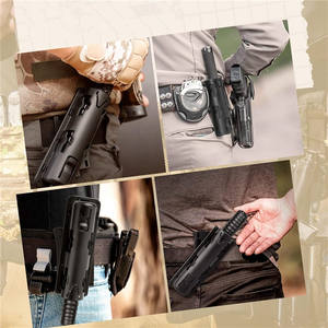 360度回転伸縮式バトンポーチ拡張可能なバトンホルスターデューティベルト用格納式ABSバトンバッグ - Product Image 6