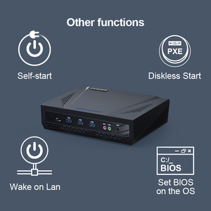 インテルI9-9880Hプロセッサ8コア16スレッド7 USBポートミニPC家庭用ミニサイレント冷却コンピュータ新製品 - Product Image 3