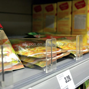 Customizable Transparent <b>Plastic</b> <b>Shelves</b> Display Rack Support Separator Dividers Separator - Product Image 3