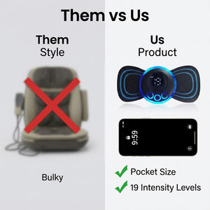 Mini masajeador de cuello eléctrico portátil, <span class=keywords><strong>almohadillas</strong></span> <span class=keywords><strong>cervicales</strong></span> para aliviar la presión de todo el cuerpo - Product Image 4