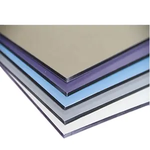 pe exterior facade composite panel acp price list aluminium bond