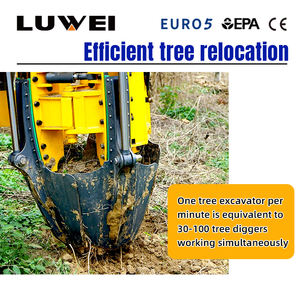 Attachement de bêche d'arbre de rendement élevé pour la machine hydraulique de repiquage d'arbre de tracteur de boeuf de dérapage d'excavatrice - Product Image 3