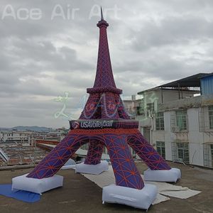 Modelo Inflable de la Torre <span class=keywords><strong>Eiffel</strong></span> de 6 m de Altura, Material Oxford Gigante, Decoración para Fiestas y Eventos Publicitarios, Incluye Inflador de Aire - Product Image 4