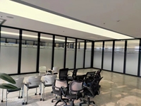 Système de cloison en verre de haute qualité, cadre en aluminium, épaisseur 65 mm, design modulaire, panneau pour espaces commerciaux extérieurs, chambre à coucher