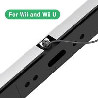 Wii Remote Controller USB Plug PC Sensor Bar Hecho Plástico Cableado Usado Dolphin IR Signal Ray Accesorio de repuesto para Wii Remote