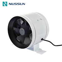 Moteur EC silencieux 6 pouces 150MM 350 CFM Ventilateur de conduit à vitesse variable Souffleur Lames en plastique Personnalisation ODM/OEM Roulement à billes robuste