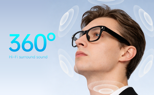 Gafas Inteligentes Personalizadas con IA, Carga Tipo-C, Linterna, Traducción por IA y Linterna para Llamadas Telefónicas - Product Image 2