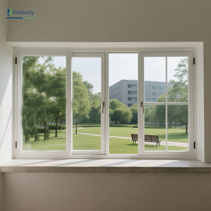 Directo de fábrica, Ventanas insonorizadas horizontales de PVC blanco para edificios residenciales, hoteles, hospitales, sótanos, escuelas, uso al aire libre - Product Image 5