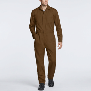 Men's Zip-Front Waterproof ANSI Class 1 Safety Coverall Stain Wrinkle Resistant Work Jumpsuit Cotton-Polyester-Silk Fabric Multi - Product Image 1