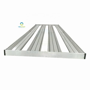 Ebb and Flow Tray Narrow With Frame and Supports Greenhouse Flood 33cm Tray for Flood Rolling Bench With Hydroponic Growing Tray