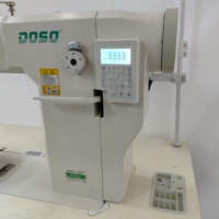 Machine à coudre industrielle à aiguille simple DS-5815J pour la fabrication de perruques en cheveux naturels avec coupe-fil automatique