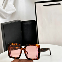 Lunettes de soleil unisexes carrées à monture intégrale avec verres dégradés et protection UV pour les activités de plein air, la plage et la pêche