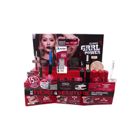 Présentoir de Luxe pour Vernis à Ongles OEM ODM, Présentoir de Comptoir pour Maquillage et Rouge à Lèvres, Présentoir de Beauté avec Étiquettes de Nuancier de Couleurs