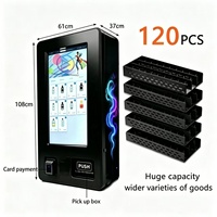 Customized Capacity Blind Box Combo Vending Machine With Credit Card Payment 32'' Touch Screen With Remote Control