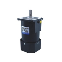 Moteur électrique à induction monophasé 220V 120W avec arbre de transmission, boîtier en alliage d'aluminium, enroulement 100% cuivre pur, à bride, 11mm 12mm
