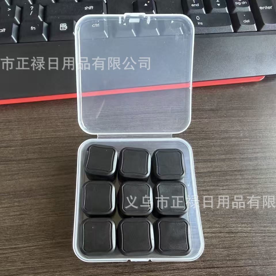 Negro, 9 piezas [en caja]