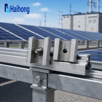 Support de fixation de panneau solaire en alliage d'aluminium anodisé, type U, pour module photovoltaïque, système de toiture, 30, 35, 40 mm