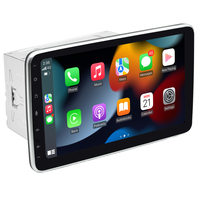 Écran tactile universel Carplay Android Auto, navigation GPS, radio FM stéréo, caméra de recul intégrée au tableau de bord