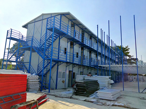 <span class=keywords><strong>Immobilier</strong></span> préfabriqué bon marché K Type Construction rapide Maison préfabriquée anti-ouragan K Type Maison pour dortoir - Product Image 4