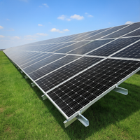 Panel Surya Bifasial 700W 720W Tipe-N TOPCon Kaca Ganda Hitam Penuh Sel Setengah 210mm Modul PV Mono Efisiensi 22%