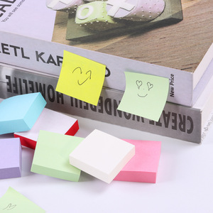 Wholesale Student Ins Style Mini <b>Sticky</b> <b>Notes</b> Colorful Square Self-Adhesive Index Tabs Fluorescent Paper Removable Memo Pads - Product Image 4