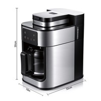 Electrodomésticos OEM ODM, Cafetera de Goteo de 1050W, Cafetera Espresso Comercial Portátil con Control Táctil para Oficina y Hogar