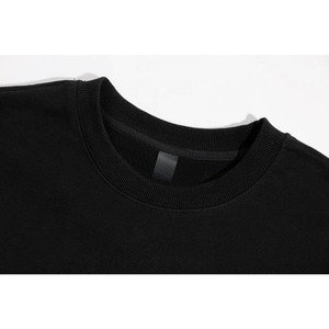 Chrome Black Crewneck <b>Hearts</b> <b>Sweatshirt</b> with Multicolor Stacked Cross Back Print Long sleeved shirt - Product Image 2