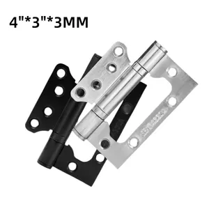 Factory Custom Stainless Steel Door Hinges 4 inch Stainless Steel Oval Hinge 4bb