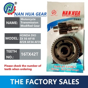 Set Ingranaggi Trasmissione Racing ad Alte Prestazioni 18/19x39T 15/16x42T 17x41/42T per Scooter HONDA DIO <span class=keywords><strong>ZX</strong></span> 50 AF18 AF28 AF34 AF35 - Product Image 5