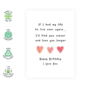 Tarjeta de Agradecimiento Personalizada de Papel Kraft Ecológico para el Dí<span class=keywords><strong>a</strong></span> de San Valentín, para É<span class=keywords><strong>l</strong></span> o Ella, Esposo y Novio - Product Image 2