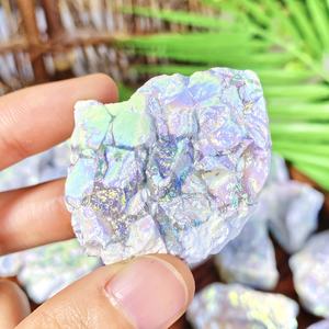 Piedra Natural de Howlite Blanca Aura al por Mayor, Cristal Curativo de Alta Calidad, Gema en Bruto a Granel para Decoración del Hogar y Regalos - Product Image 3