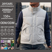 Blouson Bomber Unisexe 100% Polyester à Col Montant, Rembourré, Imperméable, Coupe-Vent, Épais, Hiver, Direct Usine, Matelassé, Poches Zippées, OEM