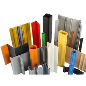 Profil ekstrusi plastik kustom tahan UV | Bahan Bangunan | <span class=keywords><strong>PVC</strong></span> / PP / PE / PET / PC / ABS / HDPE - Product Image 1