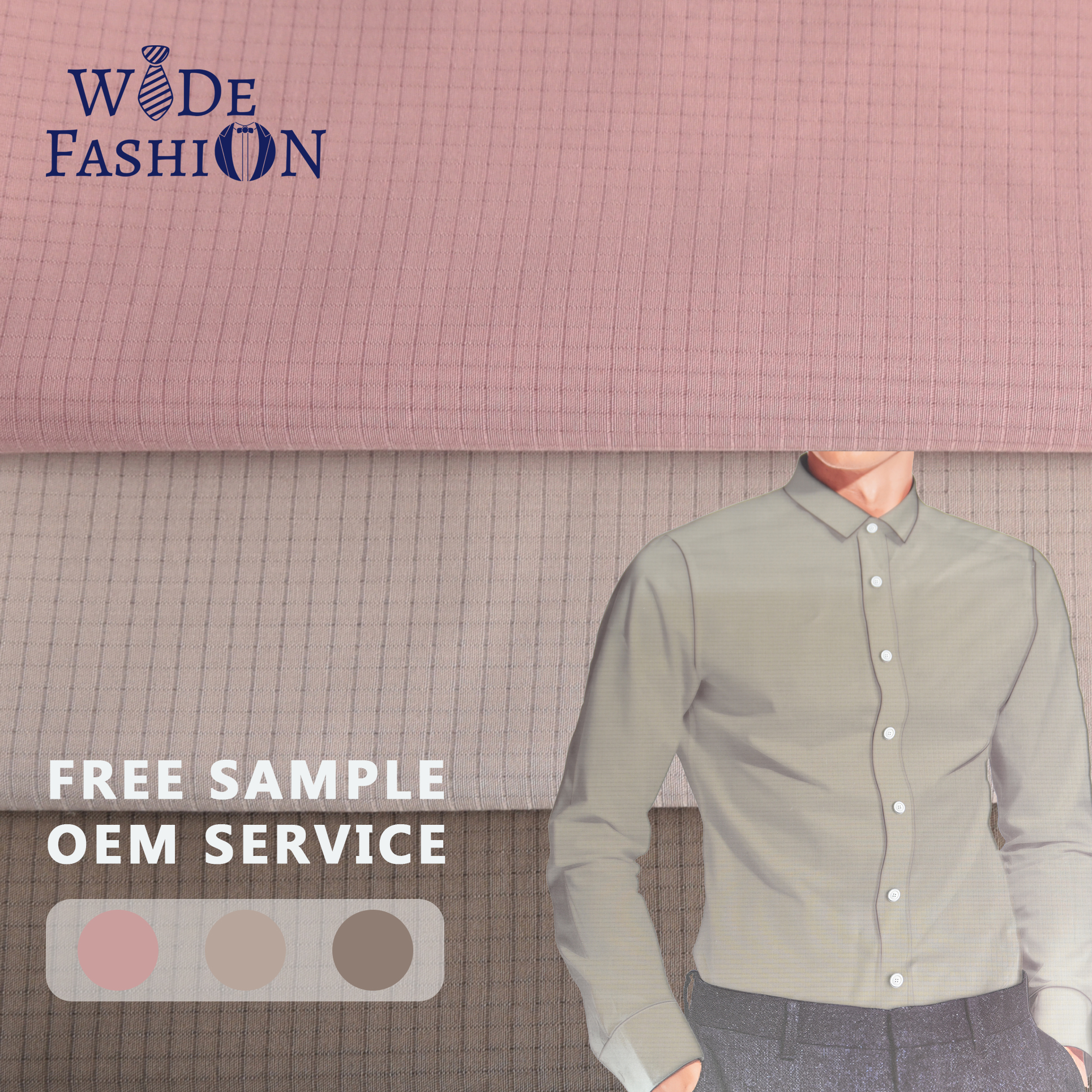 Custom Eco-Friendly Jacquard Stretch Fabric Good Elastic Breathable Bamboo Material Shirting for Blouses Woven Techniques
